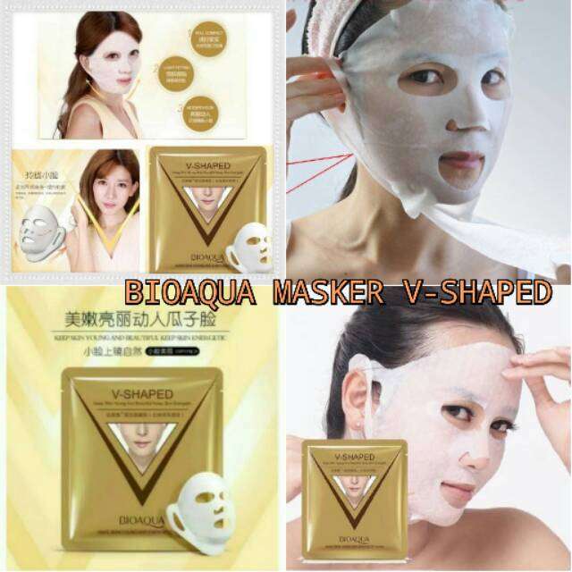 40g BIOAQUA V- shape mask. Remove double chin. Lift face skin from first aplication. slimming