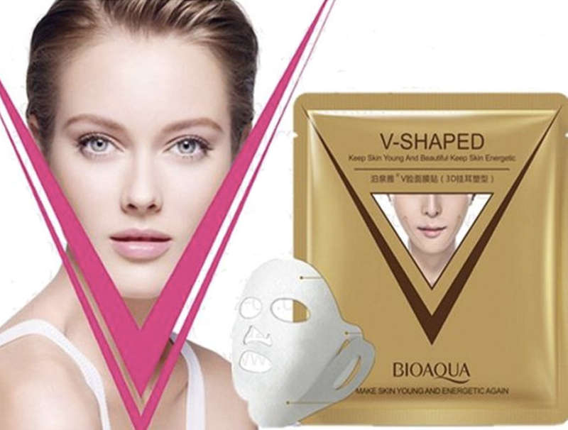40g BIOAQUA V- shape mask. Remove double chin. Lift face skin from first aplication. slimming