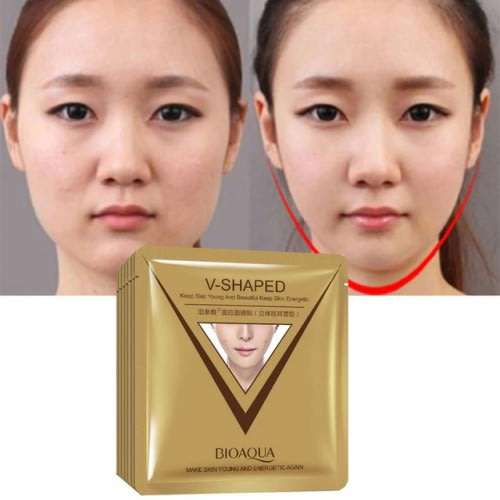 40g BIOAQUA V- shape mask. Remove double chin. Lift face skin from first aplication. slimming