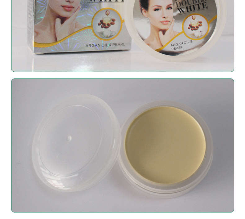 30 g Double white face skin cream.Argan oil and pearl.remove pimples freckles,anti-spots,moisturize