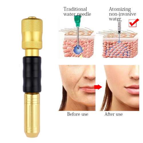 Hyaluron dermal pen/gun no needle face skin filler 0.3ml+8 joint+hyaluronic acid 10 vials anti-aging