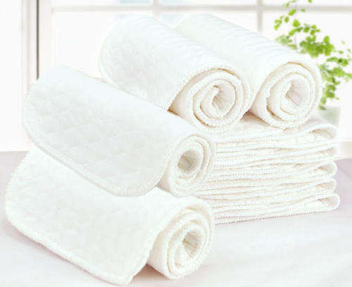 HOT!!10 Pcs six Layer Baby Reusable Cloth Diaper Inserts Cotton Washable Safe Liner Inserts