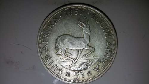 1957 FIVE SHILLINGS
