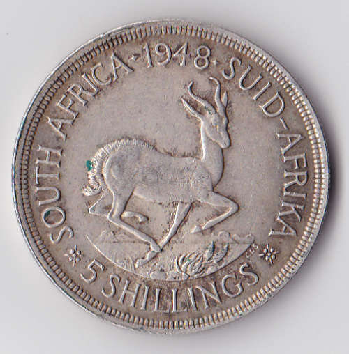 1948 South Africa 5 Shillings