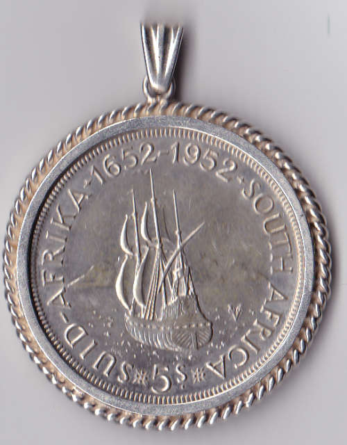 1652-1952 SOUTH AFRICA 5 SHILLING