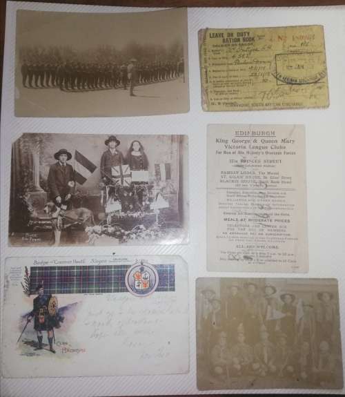 WORLD WAR LETTER FROM BUCKINGHAM PALACE AND PHOTOS