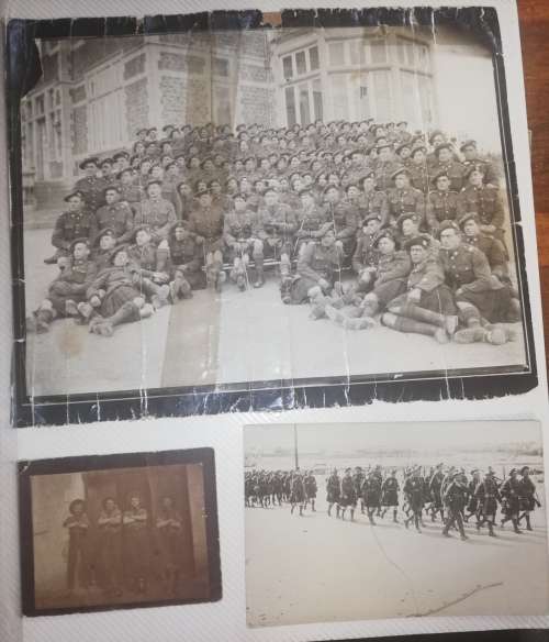 WORLD WAR LETTER FROM BUCKINGHAM PALACE AND PHOTOS