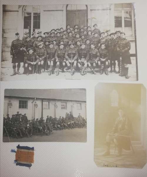 WORLD WAR LETTER FROM BUCKINGHAM PALACE AND PHOTOS