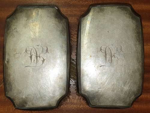 REAL SILVER BRUSH SET BIRMINGHAM 1875 TO 1880