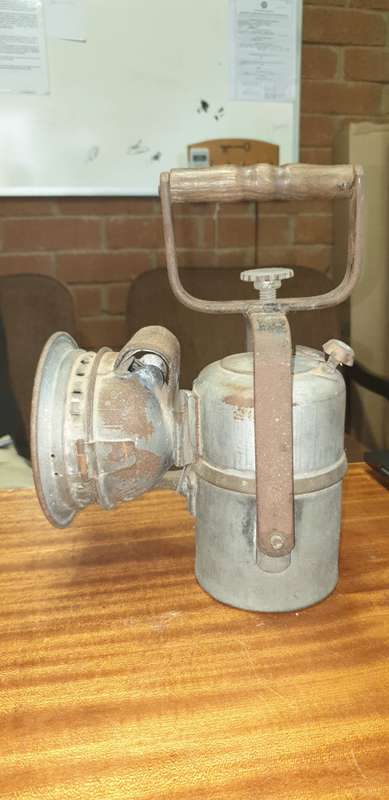 WOW VINTAGE CARBIDE LAMP