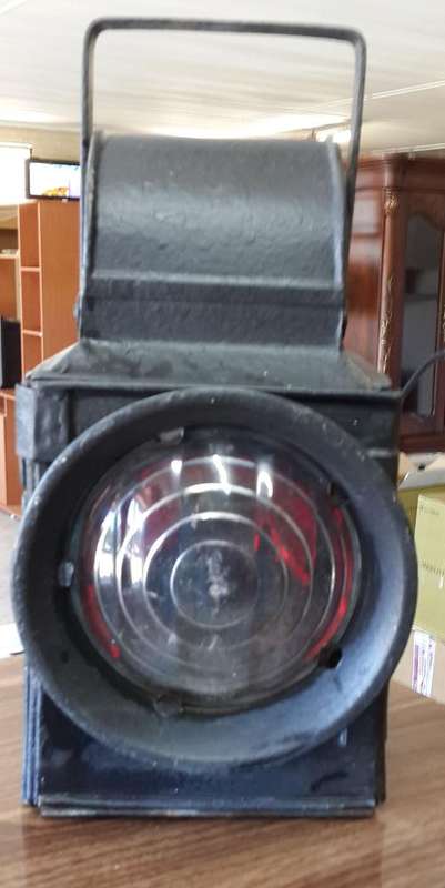 BLACK SAR SAS RAILWAY LAMP
