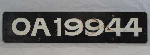VINTAGE BETHLEHEM LICENCE PLATE MADE OF ALUMINIUM