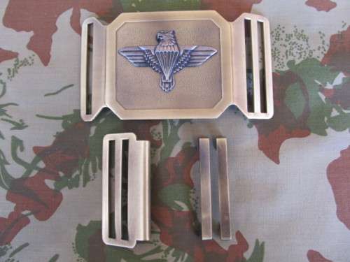 44 Parachute Brigade Stable Belt Buckle with clasp and accessories - no belting
