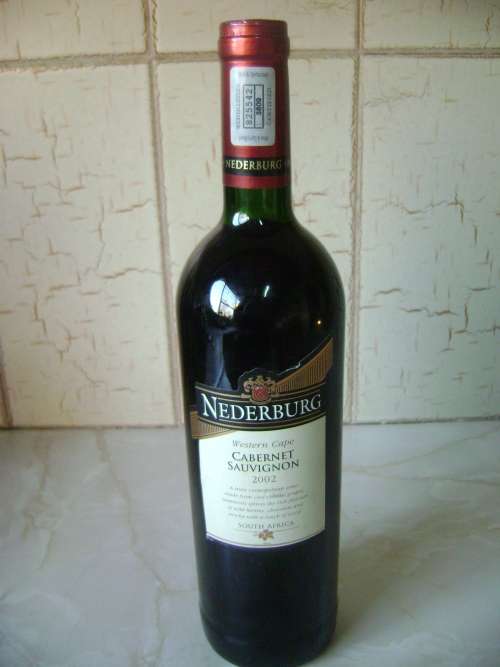 COLLECTABLE WINE - "NEDERBURG CABERNET SAUVIGNON 2002"
