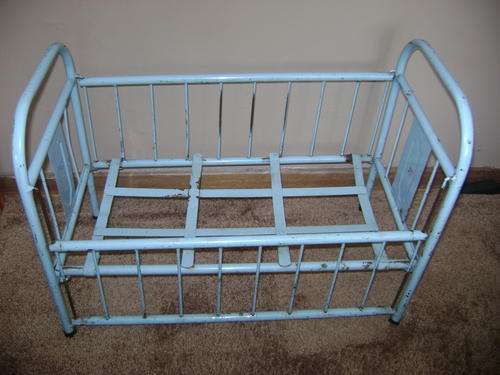 Vintage Iron Doll Cot (No 1)