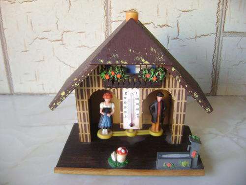 VINTAGE CUTE LITTLE WEATHER HOUSE - MADE IN WESTERN GERMANY!!!