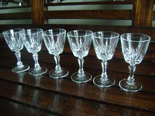 SET OF 6 LIQUEUR GLASSES - MADE IN FRANCE