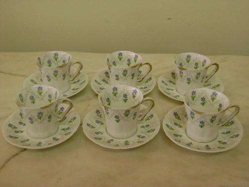 VINTAGE LIMOGES FRANCE (THEOSORE HAVILAND) ESPRESSO SET - IN MINT CONDITION