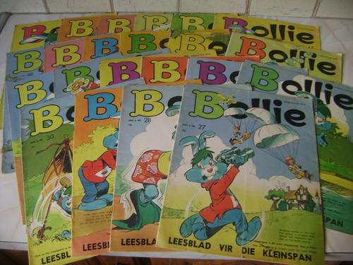VERSAMELING VAN 22 OU BOLLIE KINDERTYDSKRIFTE (DEEL 3) DD 1970'S - (LOT 3 BOLLIES)