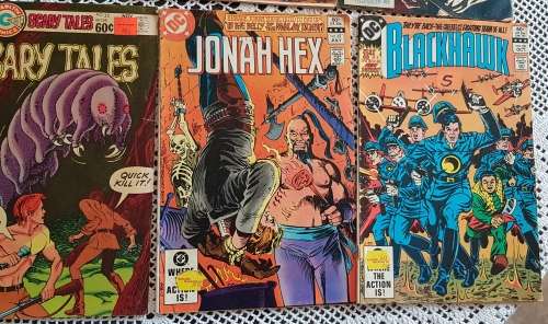 Job lot of 10 Vintage Comic books dated between 1980 and 1985 - sold together as one lot
