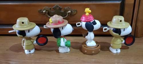 4 x McDonald`s Snoopy toys - sold together as one lot