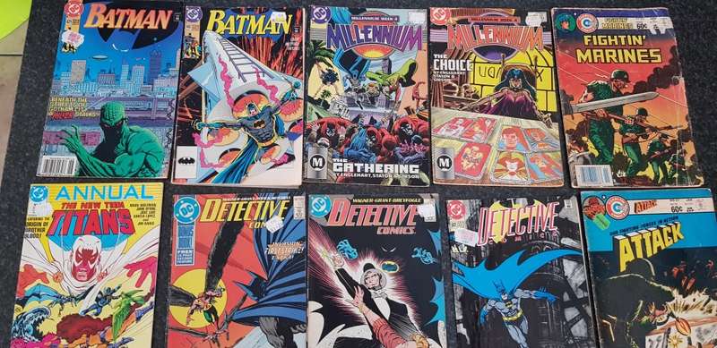 Job lot of 16 Vintage comic books - sold together as one lot