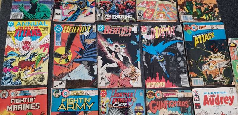 Job lot of 16 Vintage comic books - sold together as one lot