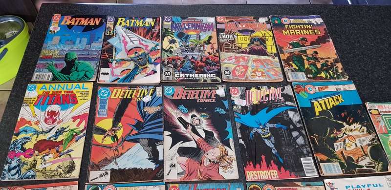 Job lot of 16 Vintage comic books - sold together as one lot