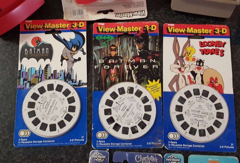 Amazing Find - VIEWMASTER viewers plus sealed packets with viewmaster reels plus extra items