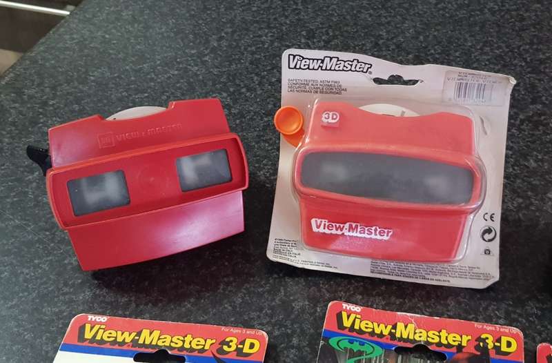 Amazing Find - VIEWMASTER viewers plus sealed packets with viewmaster reels plus extra items
