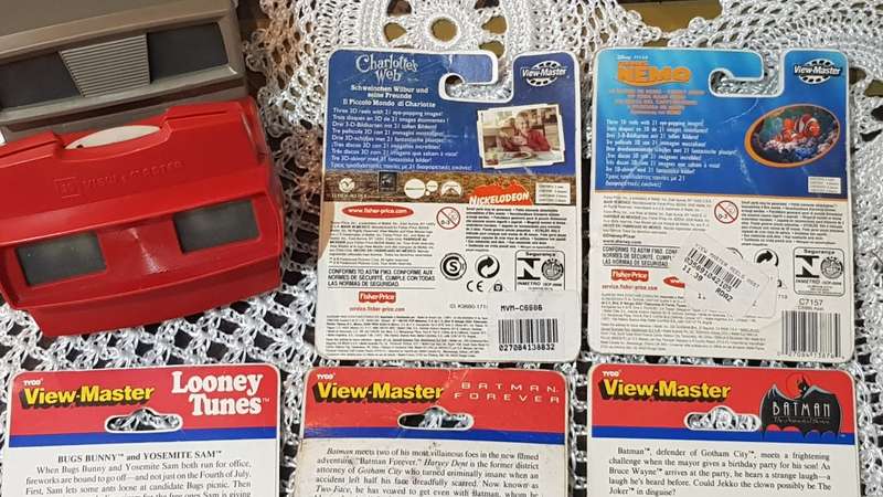 Amazing Find - VIEWMASTER viewers plus sealed packets with viewmaster reels plus extra items