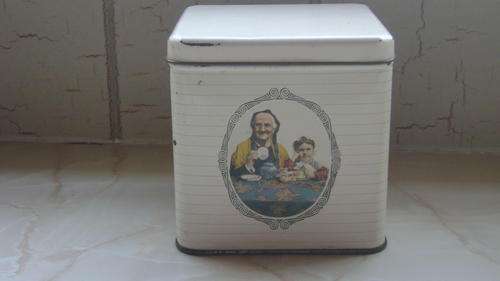 Old square Mazawattee tin