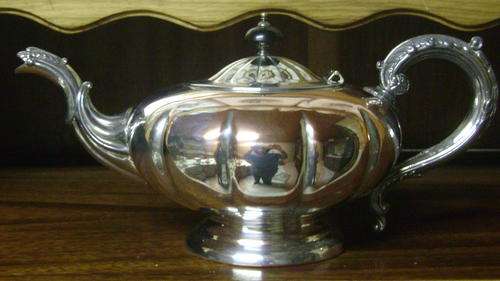 SILVER PLATED TEAPOT