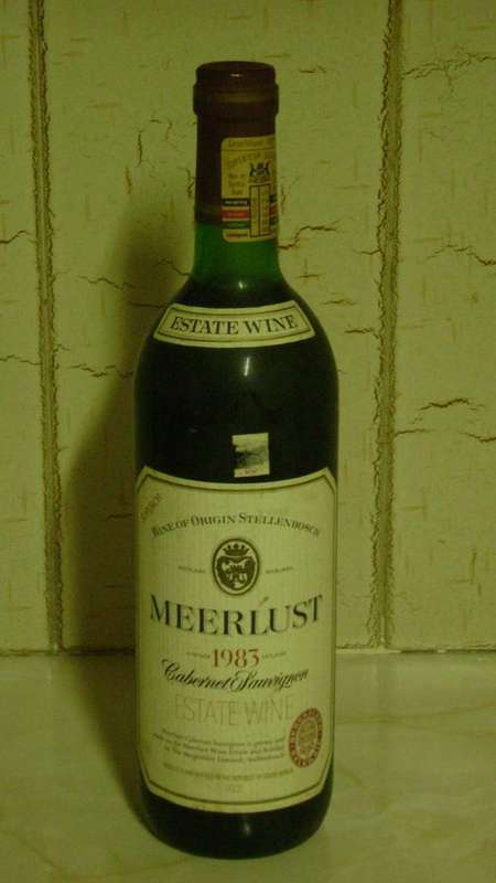 MEERLUST 1983 Cabernet Sauvignon - CRAZY R1 Starting Prize