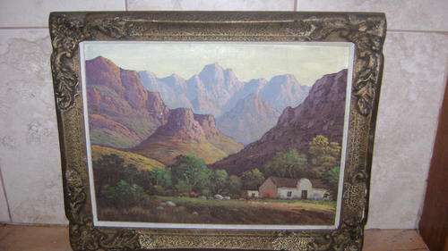 Oils on board in very old frame - artist unknown to me - I cannot make the signature out