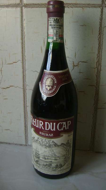 FLEUR DU CAP SHIRAZ 1974 Vintage
