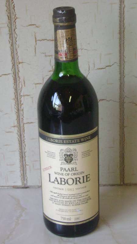 Collector's wine Paarl LABORIE Vintage 1981