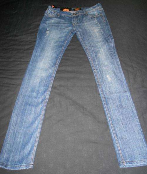 Blue Skinny Juicy Ladies Fashion Jeans (Size 34)