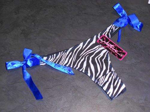 Zebra Print & Blue - NATIVE INTIMATES