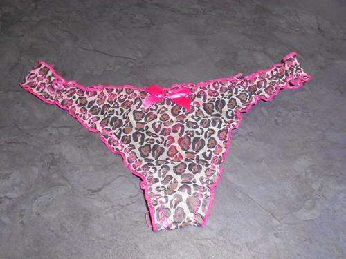 Leopard Print  & Pink Thong
