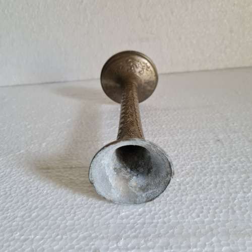 Silver Pewter Vase