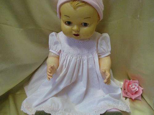 LARGE HARD PLASTIC OK KADER B3525 VINTAGE DOLL!!!