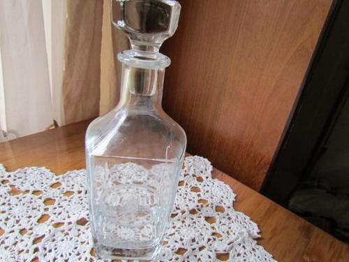 A 'FAK ' CRYSTAL DECANTER  1969-1994 THIS YEAR 90 YEARS!!