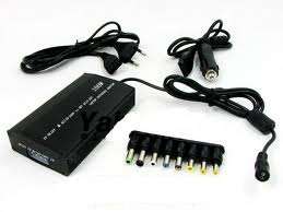 120W, 12V AND 220V UNIVERSAL CAR AND HOME LAPTOP CHARGER