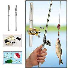 FISHING ROD IN PEN CASE. GREAT CHRISTMAS GIFT!!!