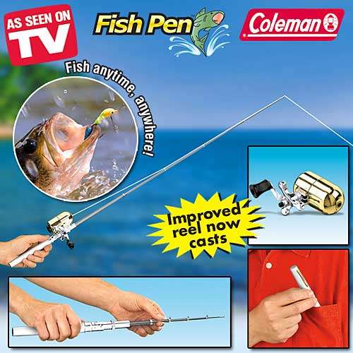 FISHING ROD IN PEN CASE