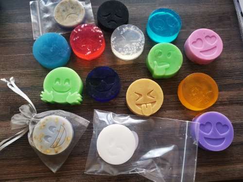 Glysterine Soap box of 10 emojies