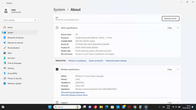 HP 250 G9 Notebook