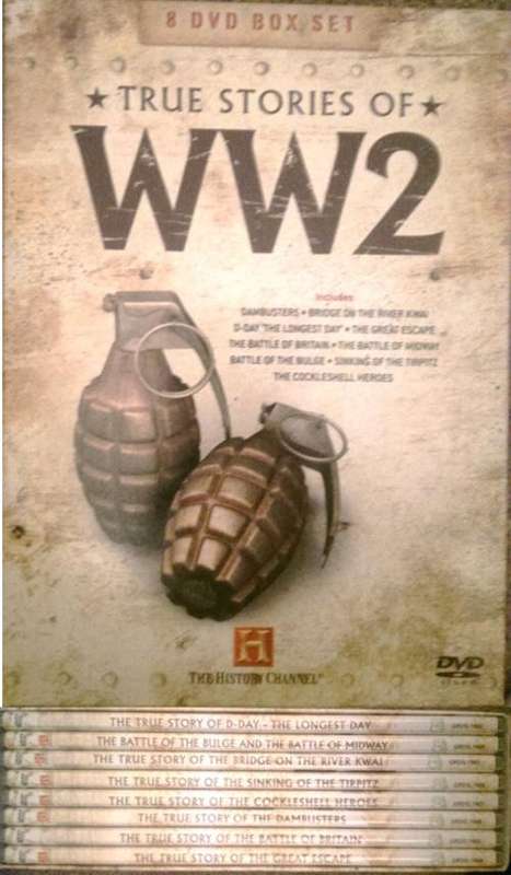 8 DVD box set - True stories of World War 2