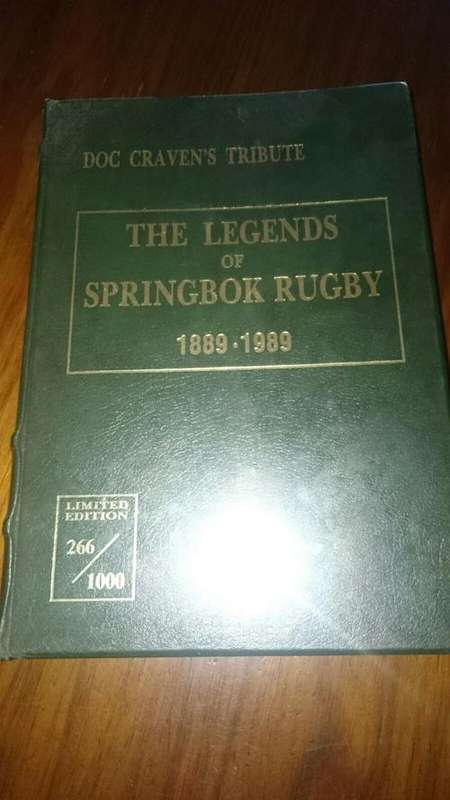 Doc Craven's Tribute - The Legends of Springbok Rugby 1889-1989 #266 of 1000